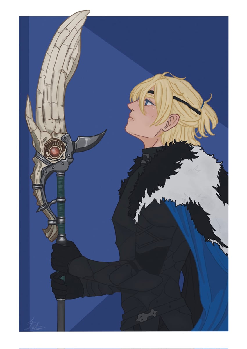 dimitri alexandre blaiddyd (fire emblem and 1 more) drawn by fxyrinart