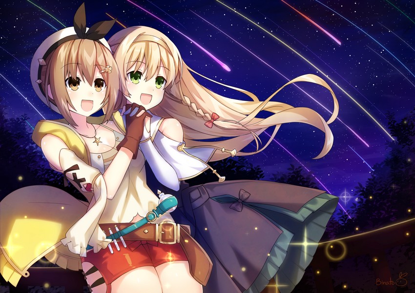 reisalin stout and klaudia valentz (atelier and 2 more) drawn by binato_lulu