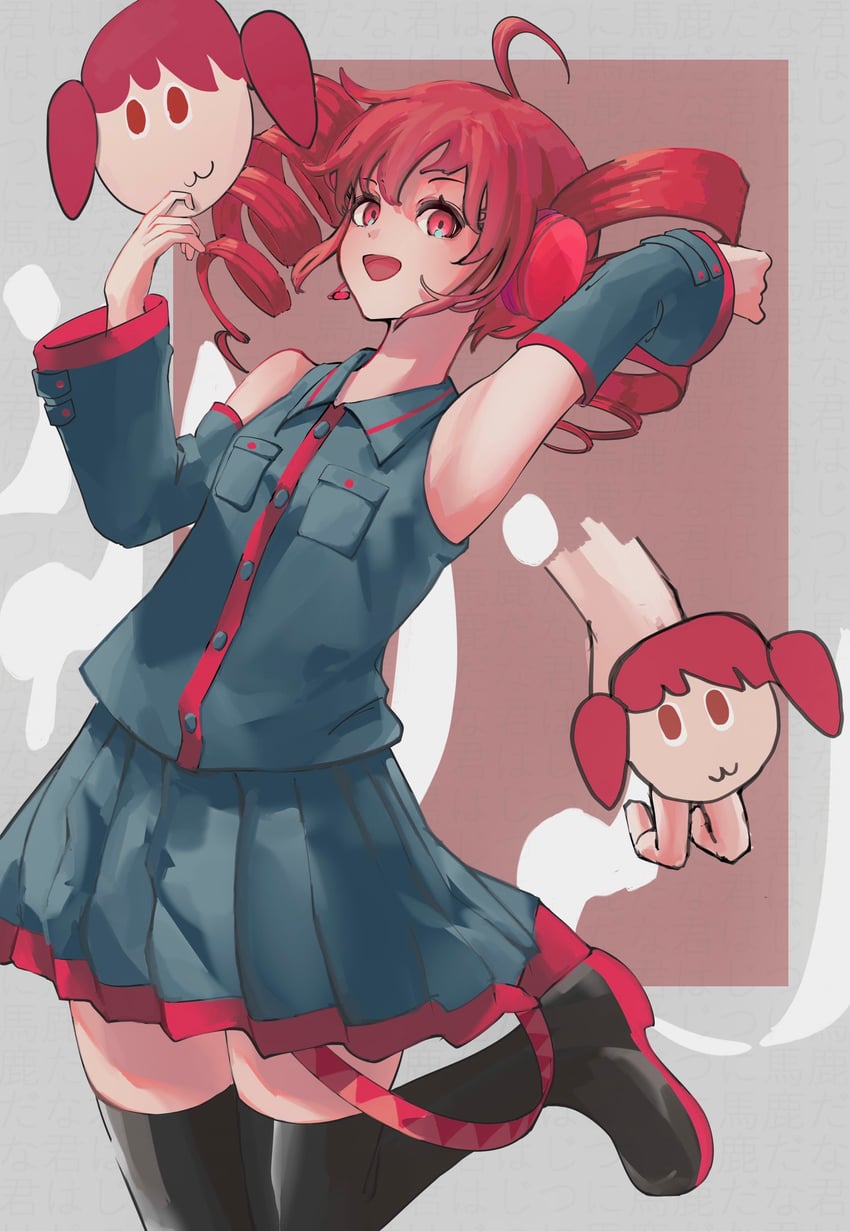 kasane teto (utau and 1 more) drawn by insomnia_bak