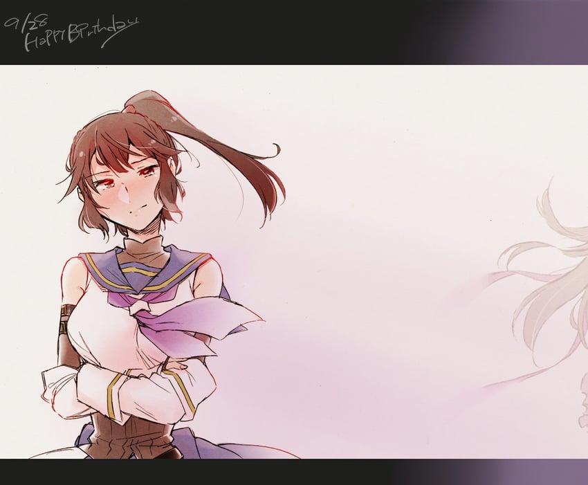 nagasawa yuki and kishimoto maria mirai (assault lily) drawn by santouka