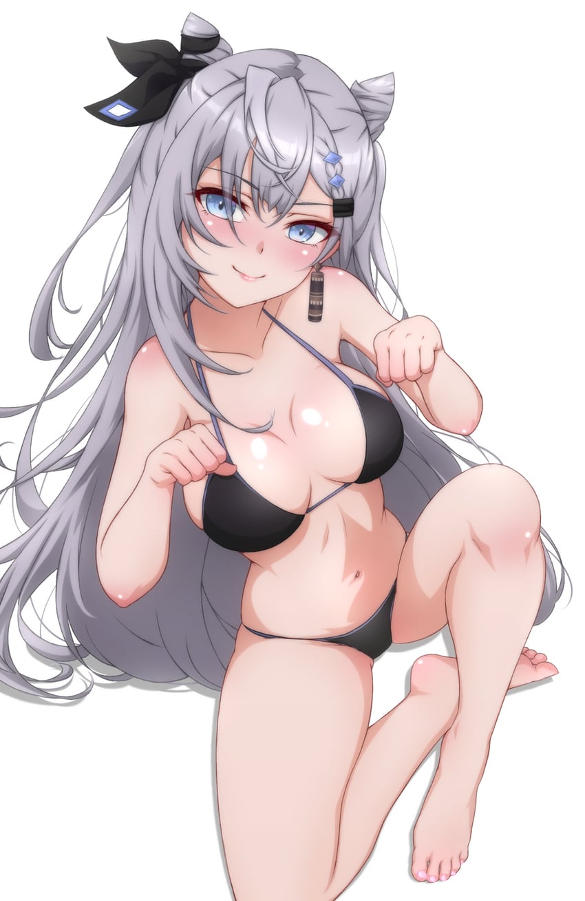 vestia zeta (hololive and 1 more) drawn by p-nekoe