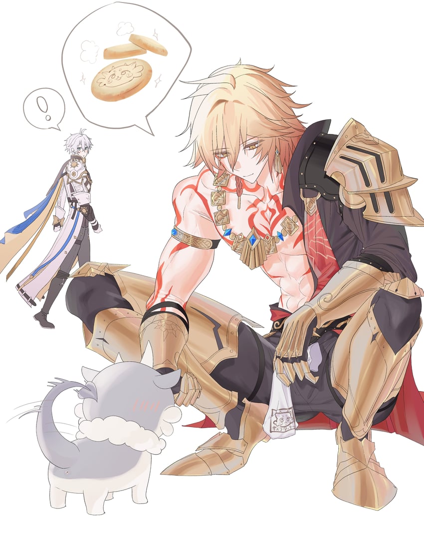 phainon and mydei (honkai and 1 more) drawn by tsutsunamo