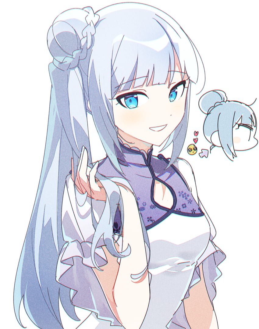 shiraishi tsumugi (idolmaster and 2 more) drawn by ap_bar