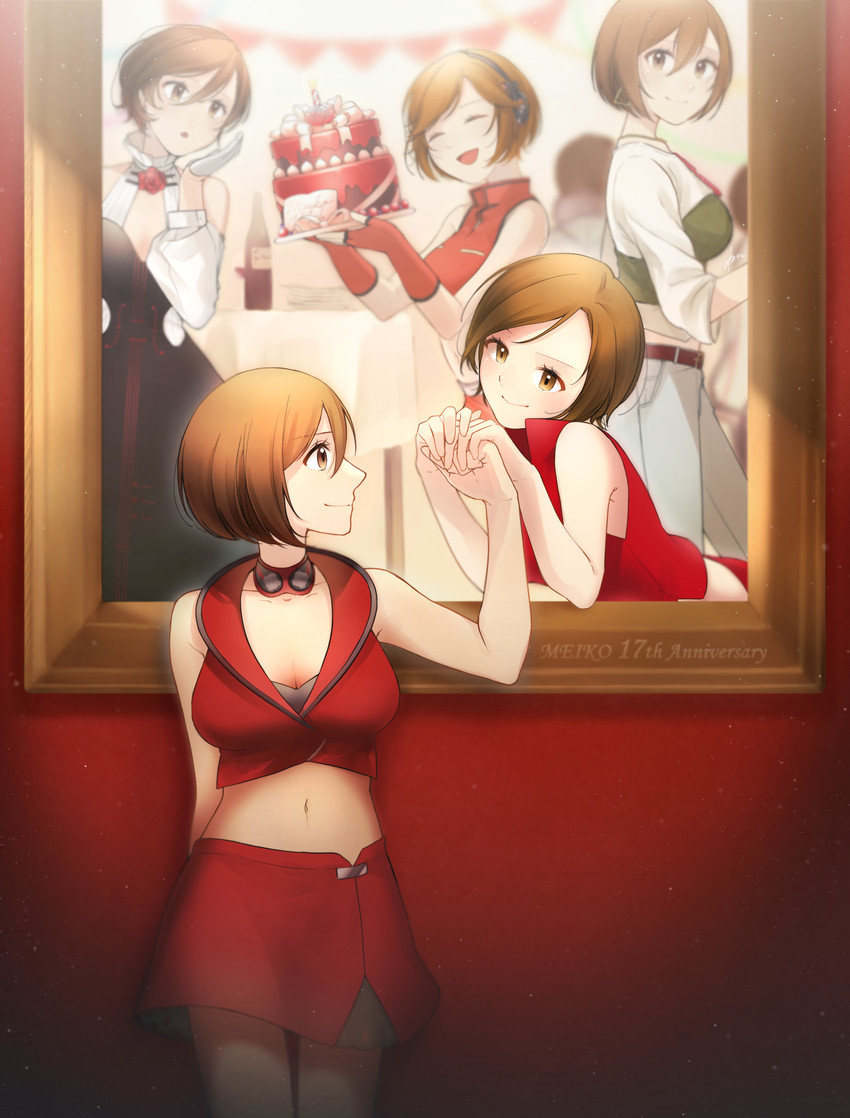 meiko, sakine meiko, and vivid bad squad meiko (vocaloid and 2 more) drawn by after0217