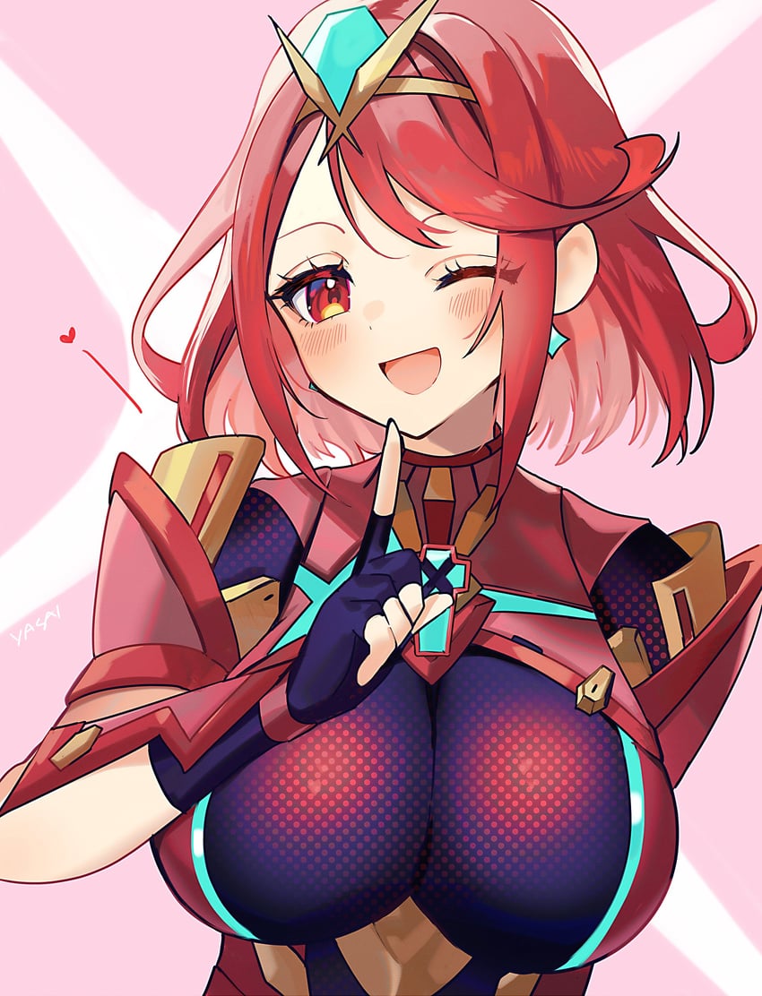 pyra (xenoblade chronicles and 1 more) drawn by yasaikakiage