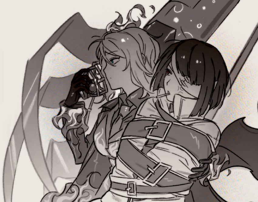 faust and ryoshu (project moon and 1 more) drawn by ohzv