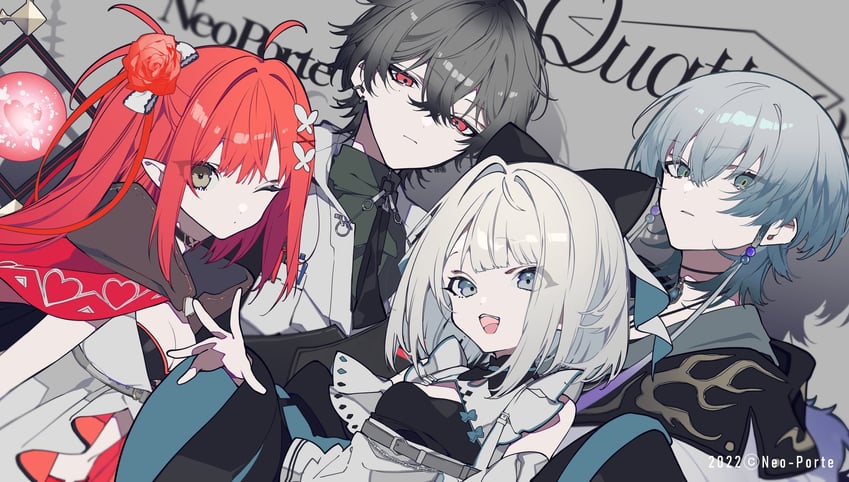 itoi toi, kohaku teto, kuga leo, and urokomi sui (neo-porte) drawn by mochizuki_kei