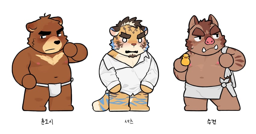 juuichi mikazuki, hermann furst von eden, and tsukaguchi shinta (morenatsu and 2 more) drawn by peula_(pteragon)