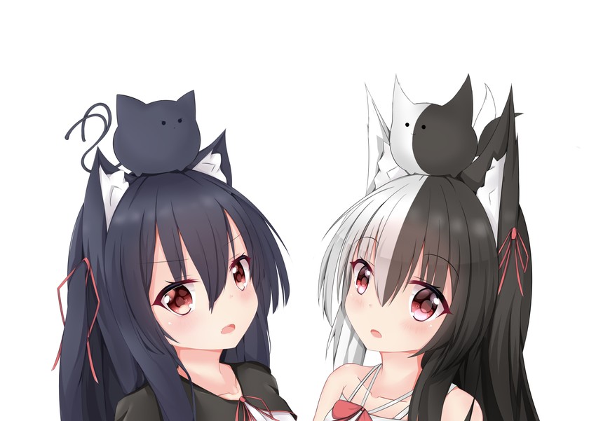 alice mana and chisuzu mei (chucolala and 1 more) drawn by nagato-chan
