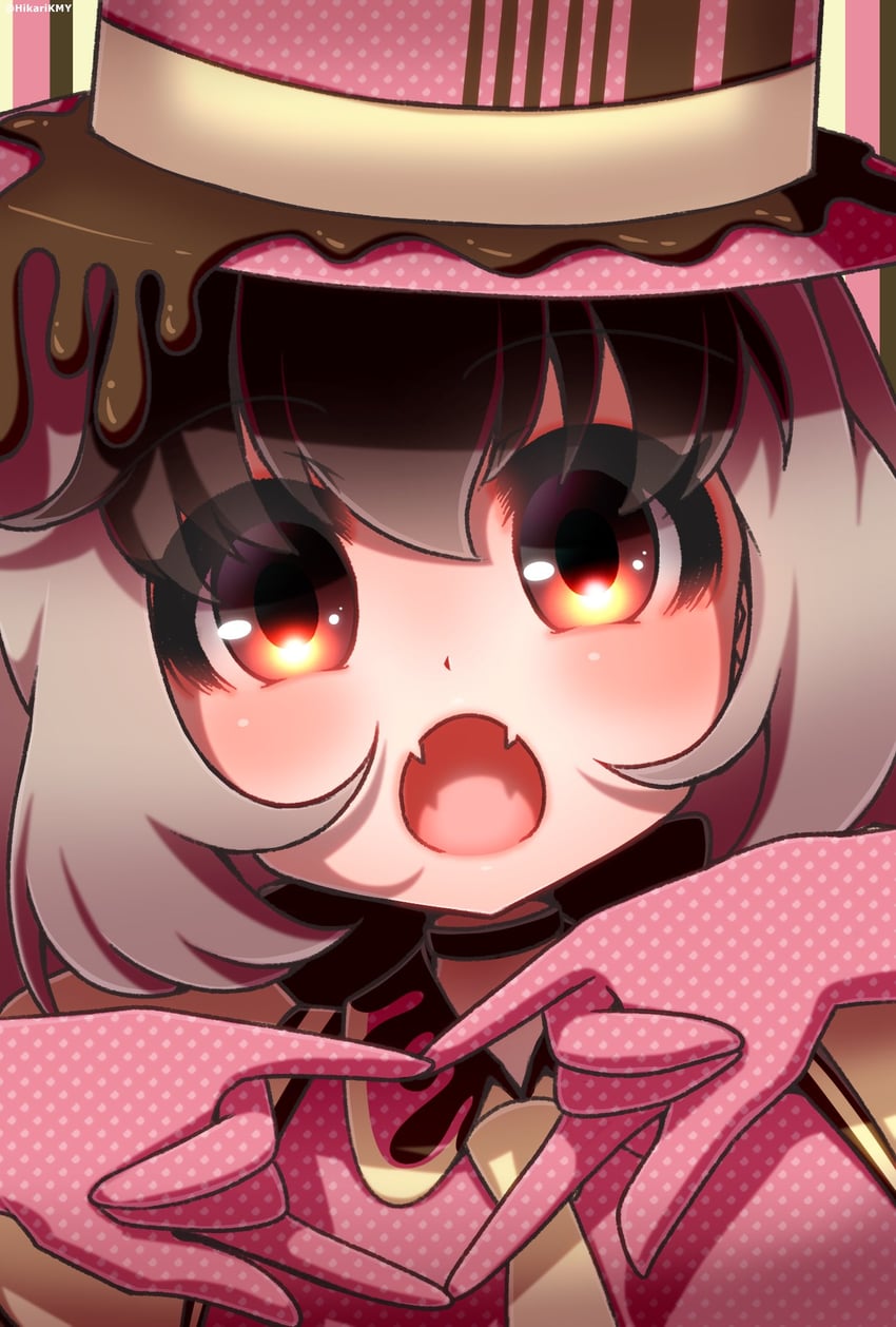brown long-eared bat (kemono friends and 1 more) drawn by hikarikmy