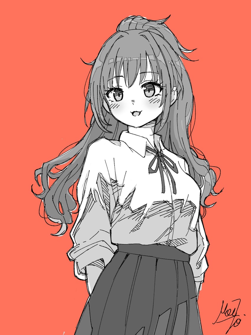hino akane (idolmaster and 1 more) drawn by moclo