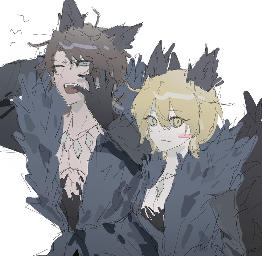 don quixote and heathcliff (project moon and 1 more) drawn by 5ea5lug