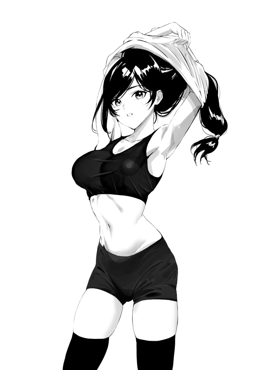 tifa lockhart (final fantasy and 2 more) drawn by yufei1236