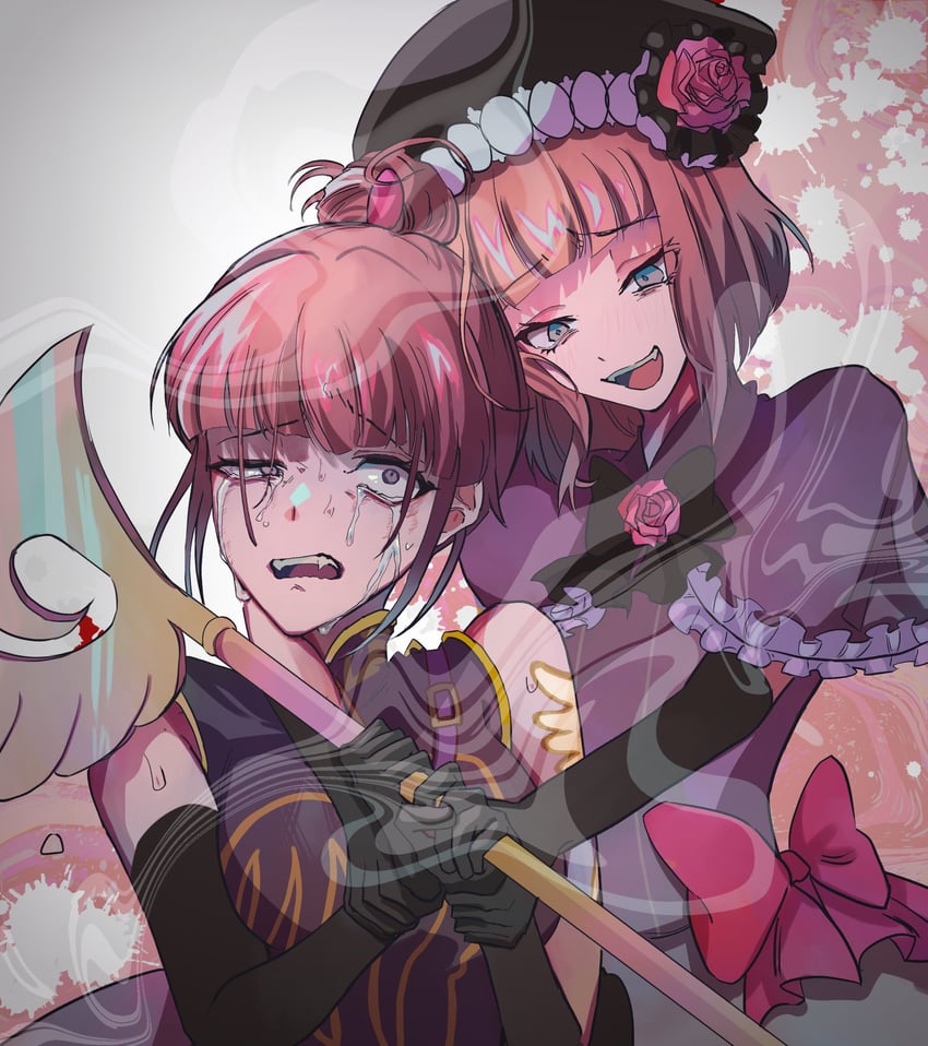 eva beatrice and ushiromiya eva (umineko no naku koro ni) drawn by soresono88