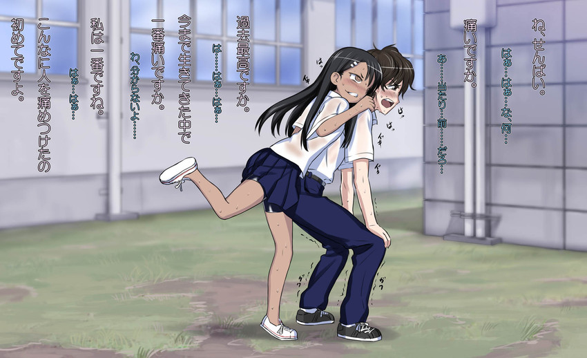 nagatoro hayase and hachiouji naoto (ijiranaide nagatoro-san) drawn by 774_(nanashi)