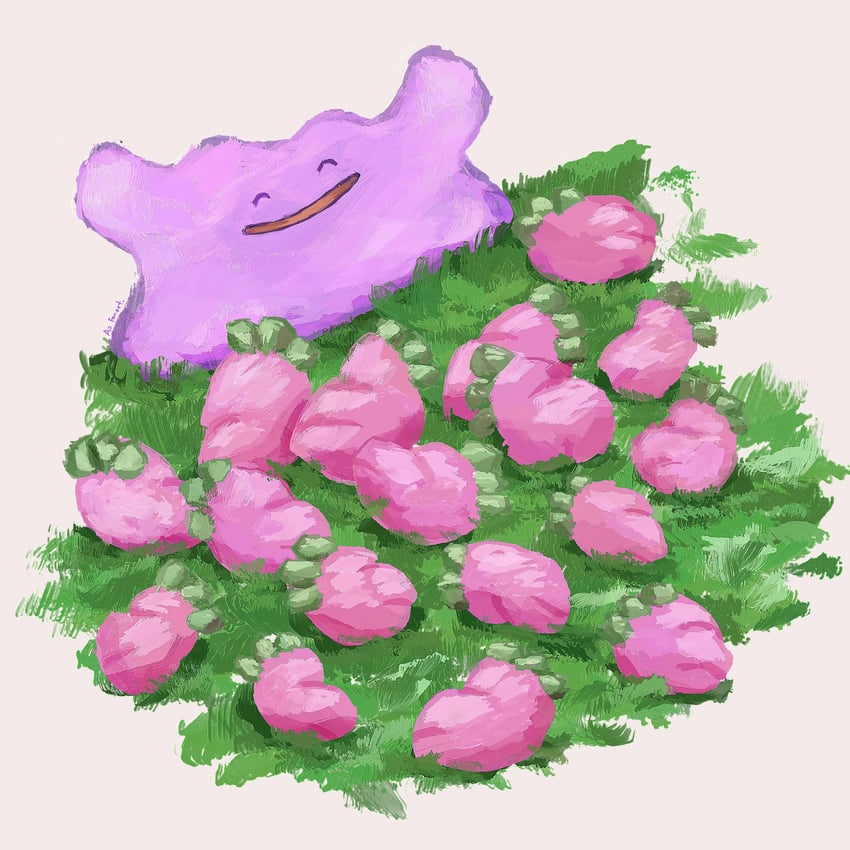 ditto (pokemon and 1 more) drawn by ao_(40_4127)