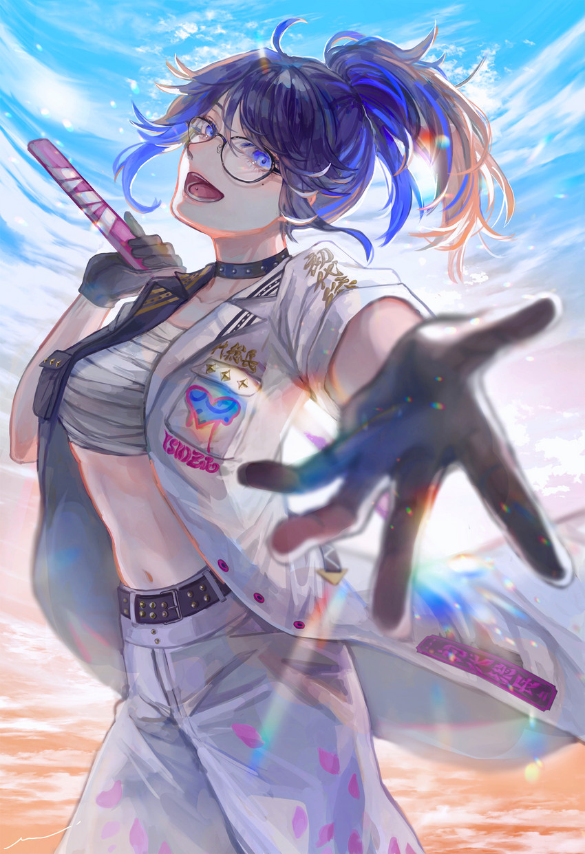 kson and souchou (indie virtual youtuber) drawn by muu_shh