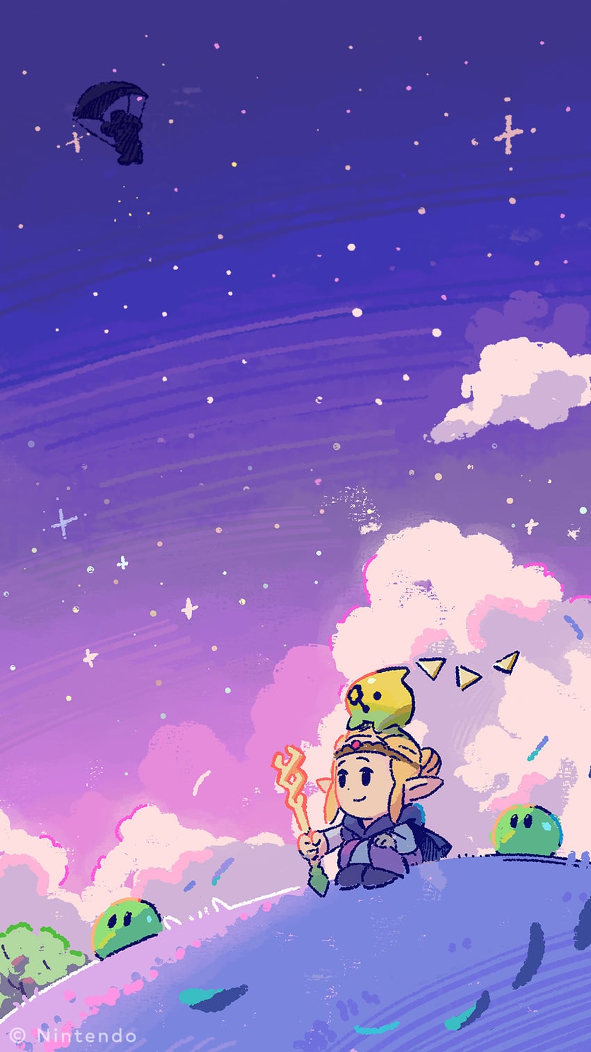 princess zelda, tri, and stamp guy (the legend of zelda and 1 more)