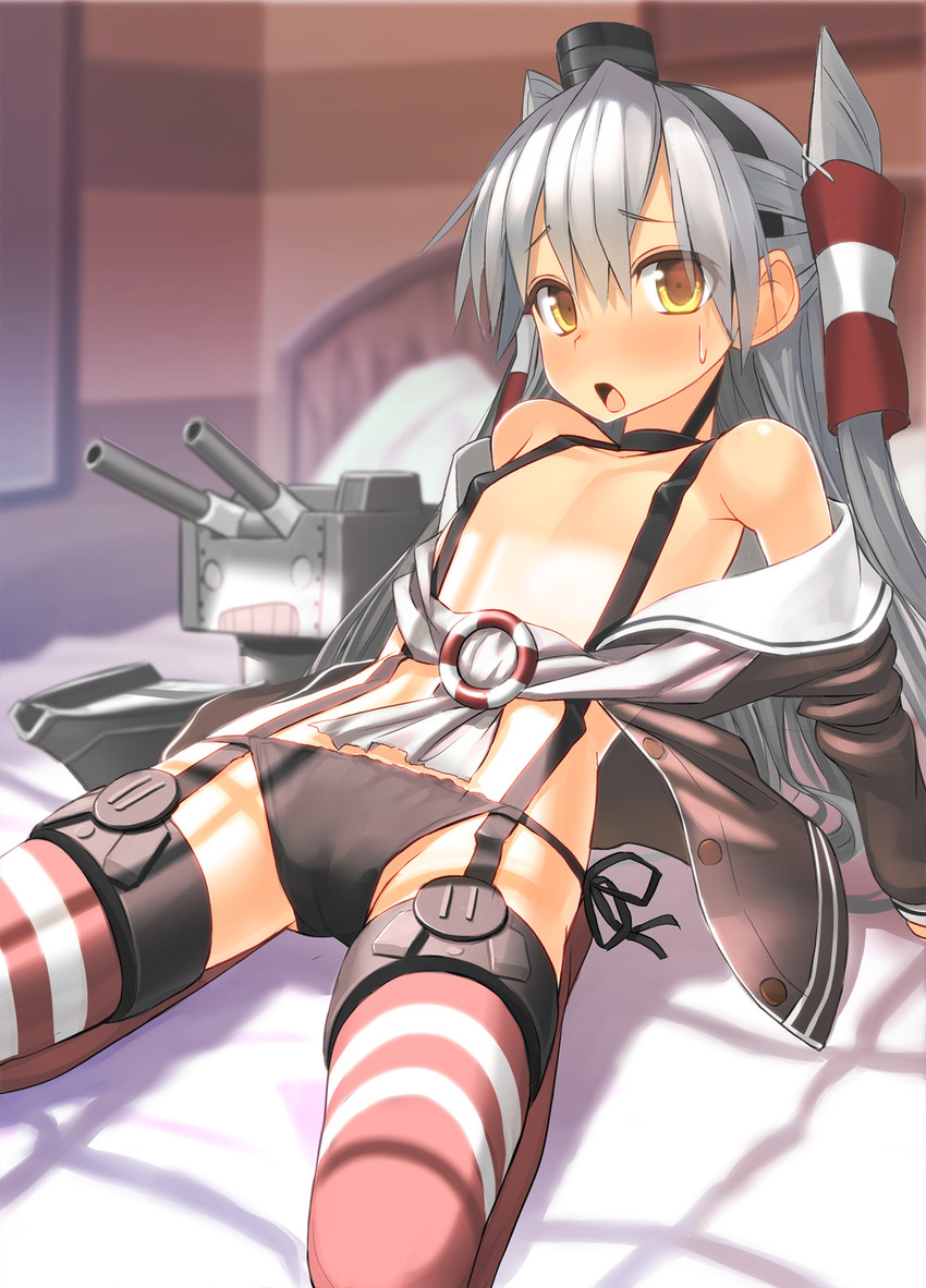 amatsukaze and rensouhou-kun (kantai collection) drawn by patricia_(stylish_marunage)