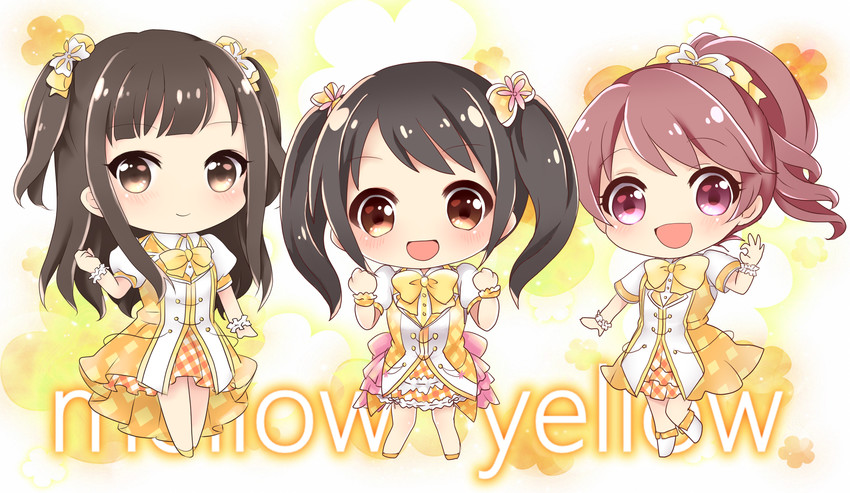 mizumoto yukari, nakano yuka, and shiina noriko (idolmaster and 1 more) drawn by aiseshia