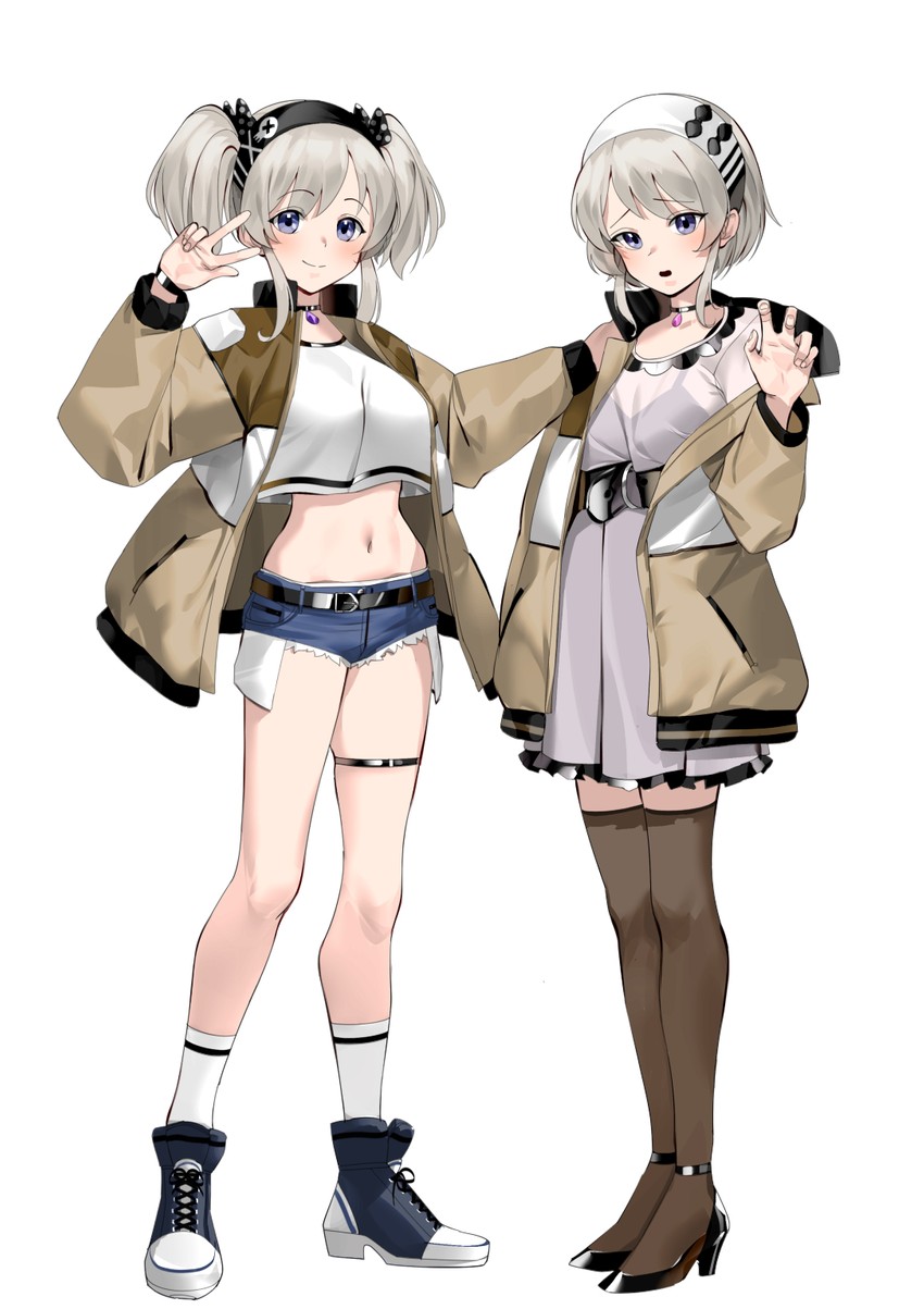 akari and yori (princess connect!) drawn by gdd_(vkejr702)