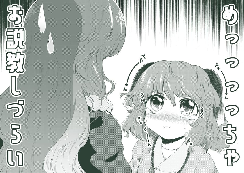hijiri byakuren and kasodani kyouko (touhou) drawn by 0-den