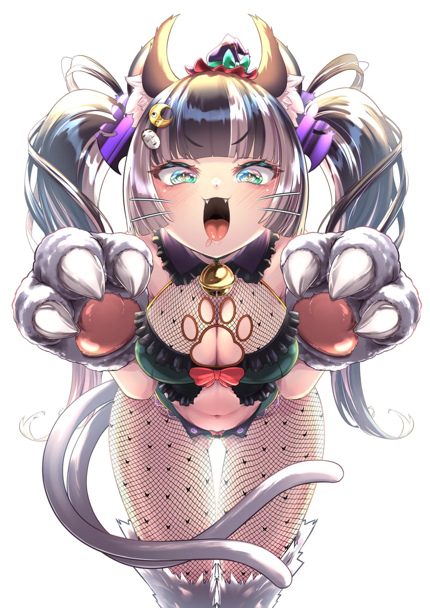 juufuutei raden (hololive and 1 more) drawn by syam_illust