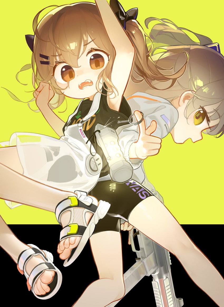 ump45 and ump9 (girls' frontline) drawn by tianliang_duohe_fangdongye