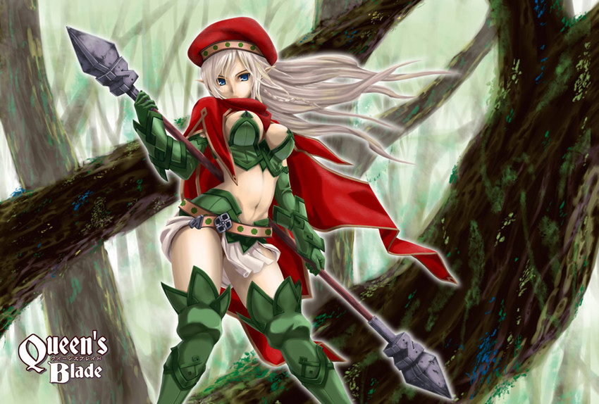 alleyne and fighting master alleyne (queen's blade) drawn by mikemono_yuu