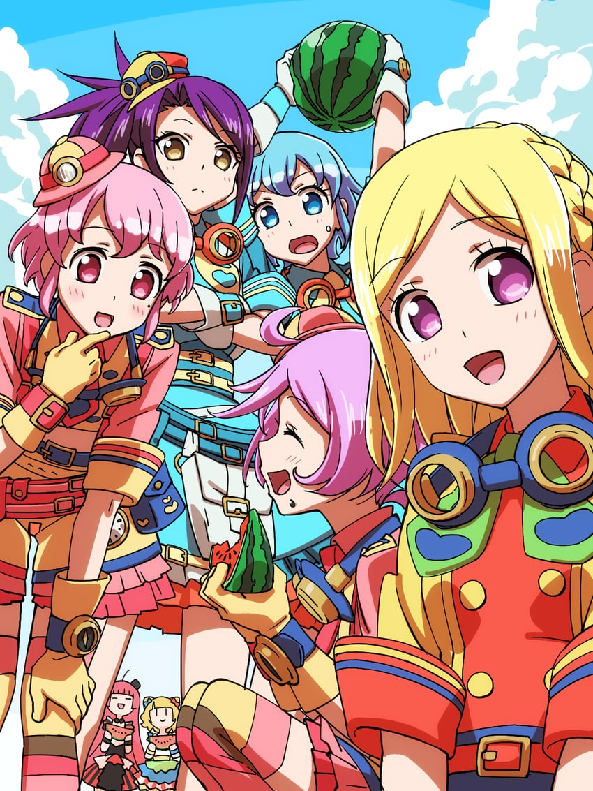 manaka laala, minami mirei, reona west, dorothy west, toudou shion, and 2 more (pretty series and 1 more) drawn by masunikuru