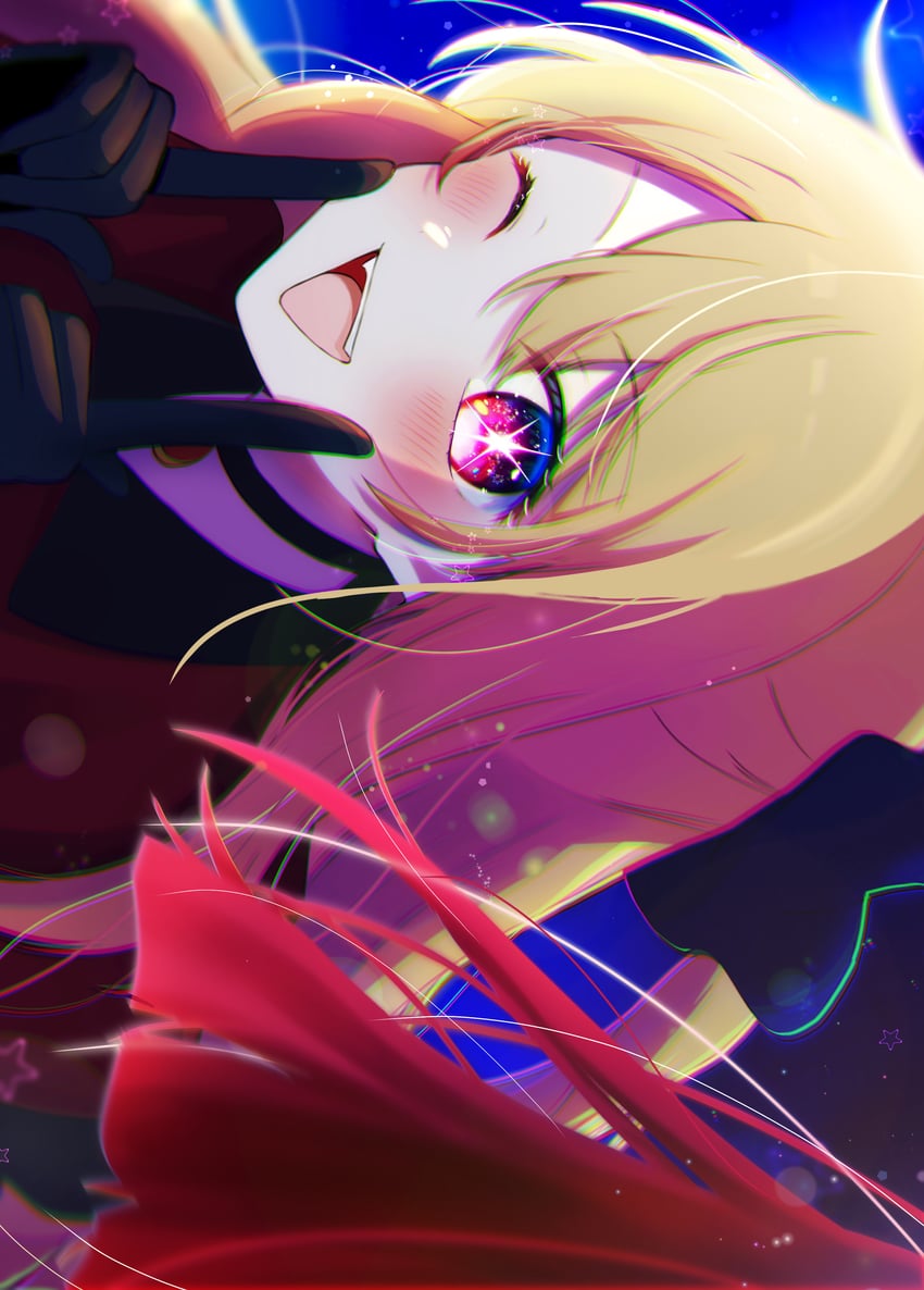 arima kana and hoshino ruby (oshi no ko) drawn by mameko_(mamemame81)