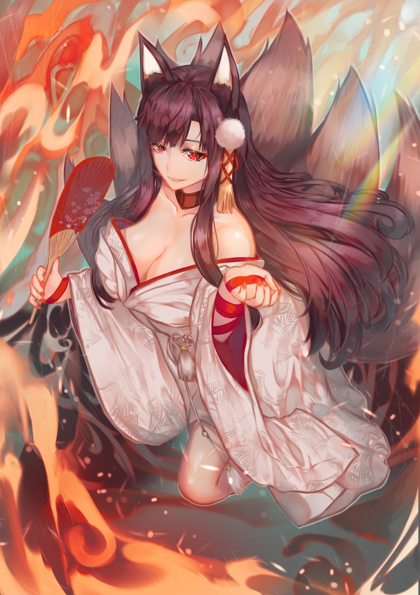 akagi (azur lane) drawn by grazelz