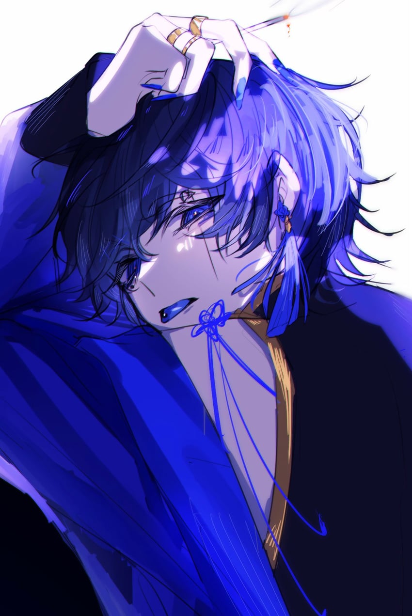 soraru (indie utaite and 1 more) drawn by siroruru_uni