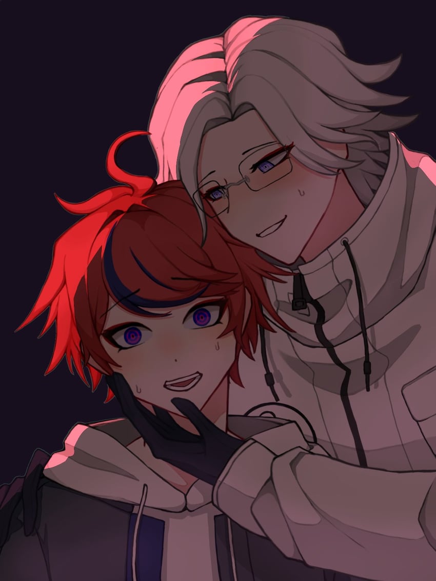 aotsuki eito and sumino takumi (the hundred line -last defense academy-) drawn by yshng229523