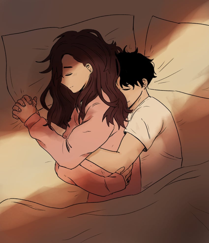 ayase momo and takakura ken (dandadan) drawn by sardine_mush