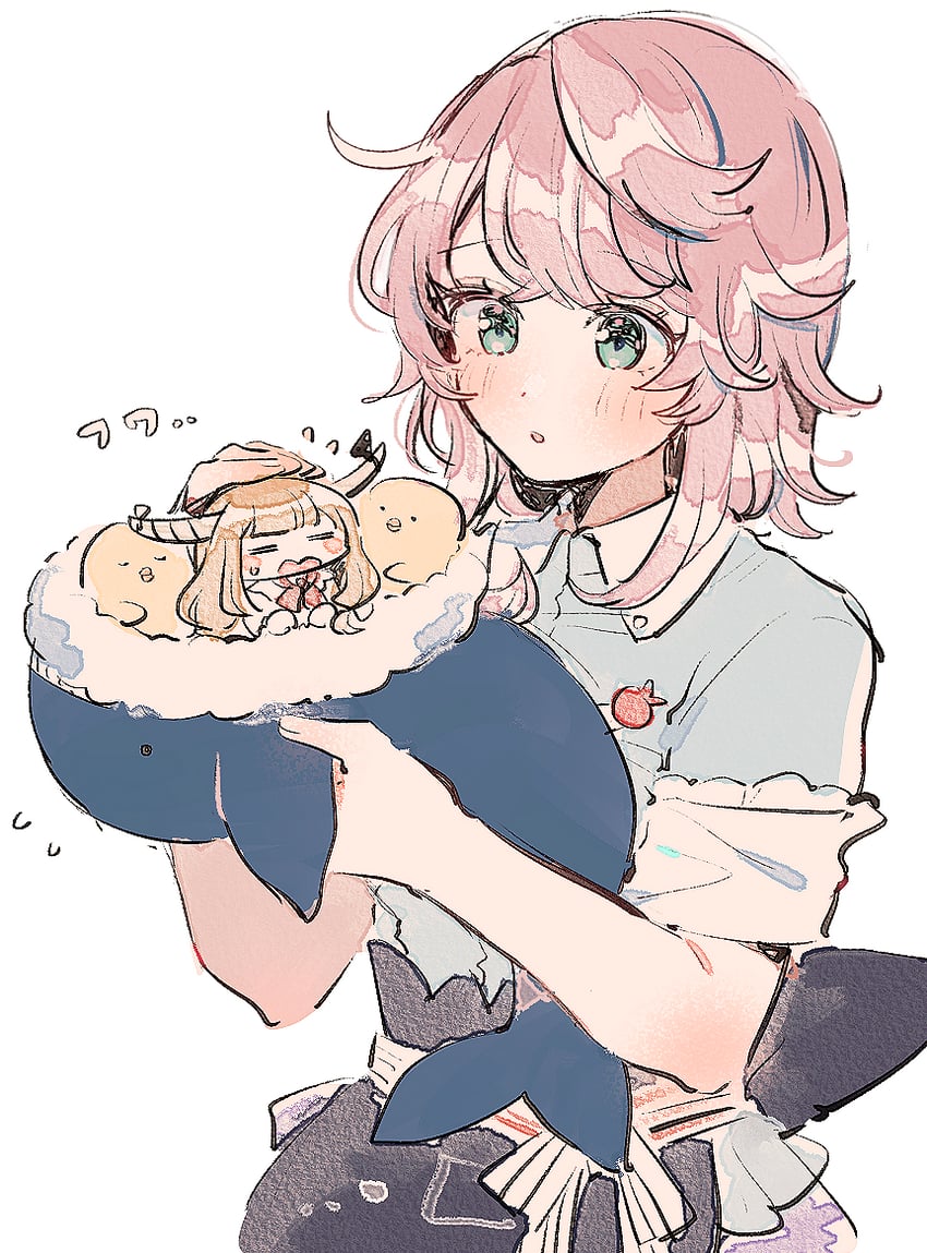 ibuki suika and okunoda miyoi (touhou) drawn by mozukuzu_(manukedori)