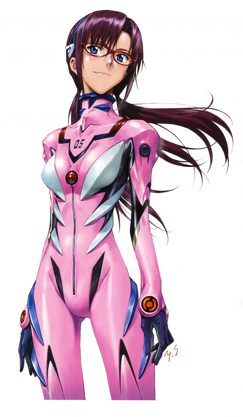 makinami mari illustrious (neon genesis evangelion and 2 more) drawn by sadamoto_yoshiyuki