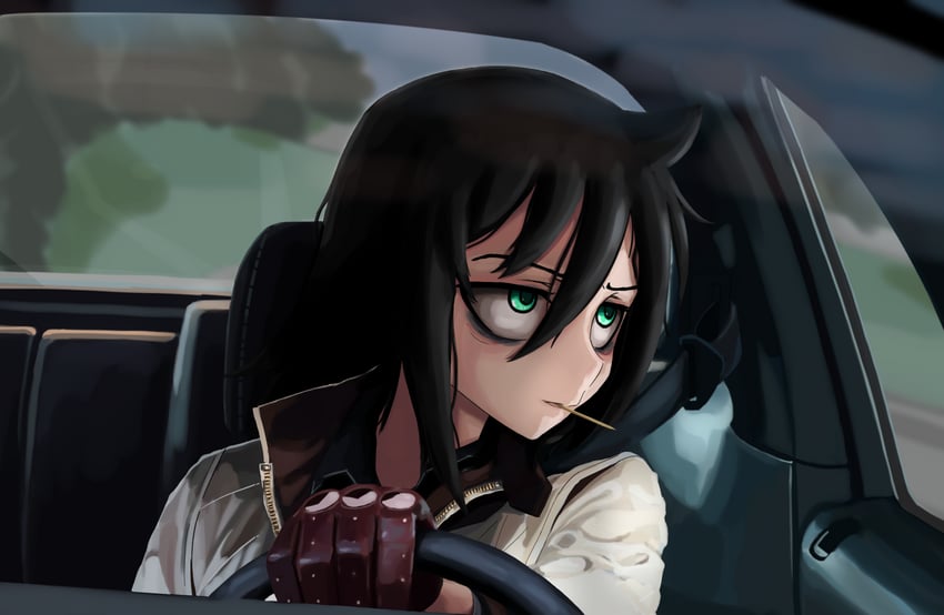 kuroki tomoko and driver (watashi ga motenai no wa dou kangaetemo omaera ga warui! and 1 more) drawn by kurokimoko