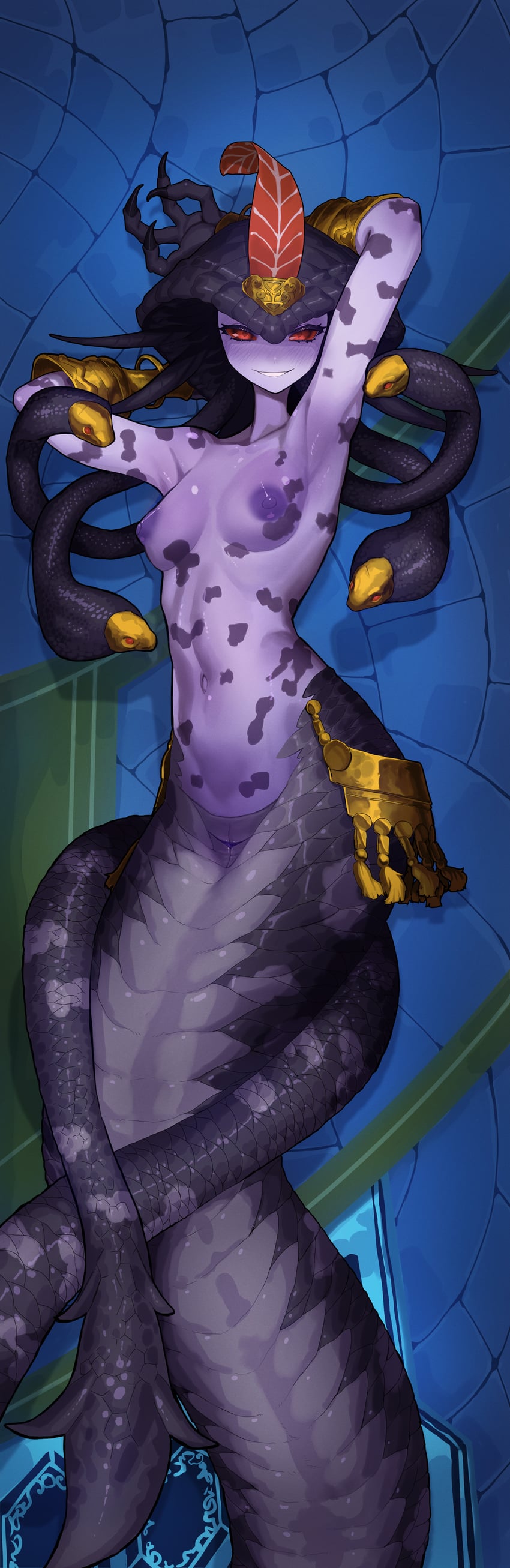 melusine (final fantasy and 2 more) drawn by ekrea_jan