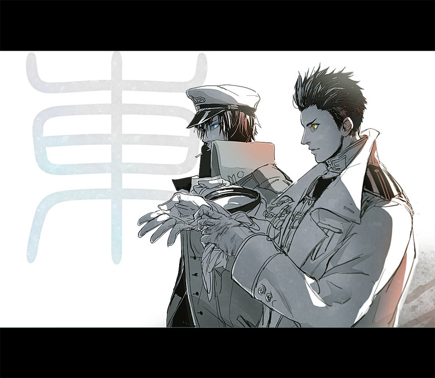 date masamune and tokugawa ieyasu (sengoku basara) drawn by bak