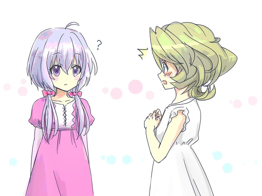 yukine chris and elfnein (senki zesshou symphogear) drawn by motinoki
