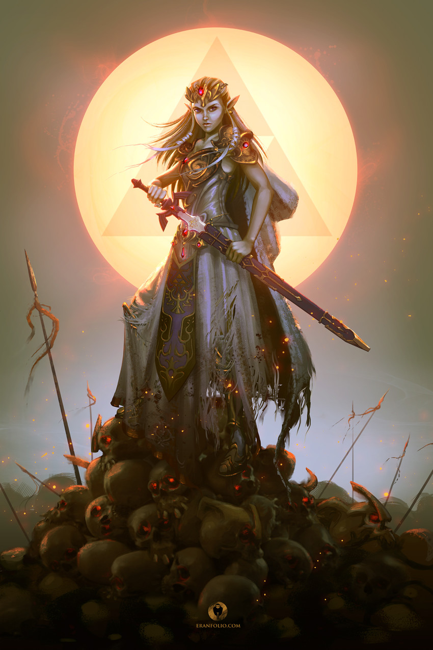 princess zelda (the legend of zelda) drawn by eran_fowler