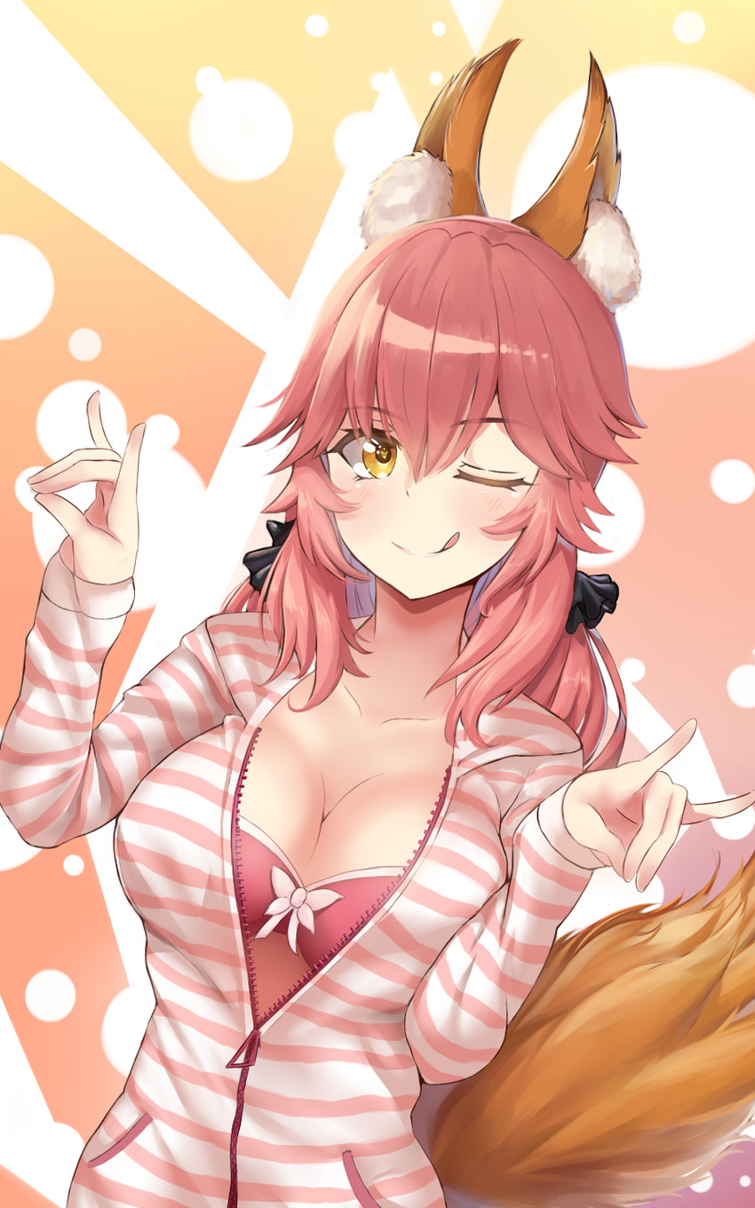 tamamo and tamamo no mae (fate and 1 more) drawn by i.f.s.f