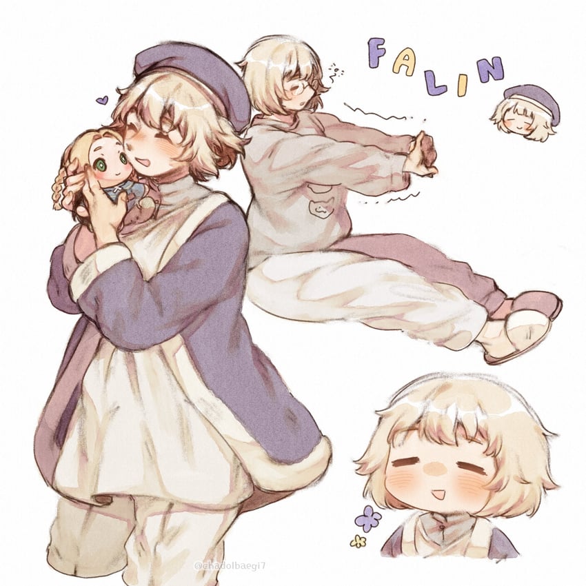 marcille donato and falin touden (dungeon meshi) drawn by chadolbaegi
