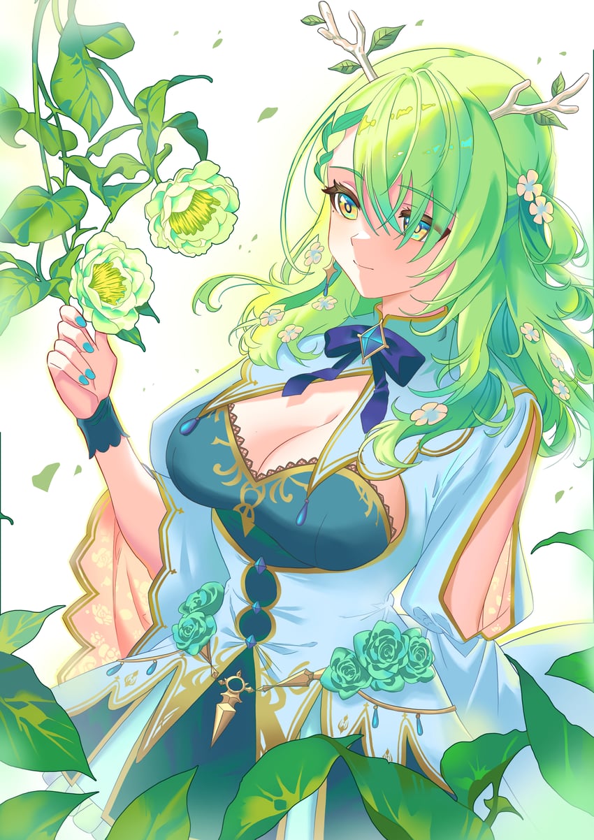 ceres fauna (hololive and 1 more) drawn by fluffycatfish