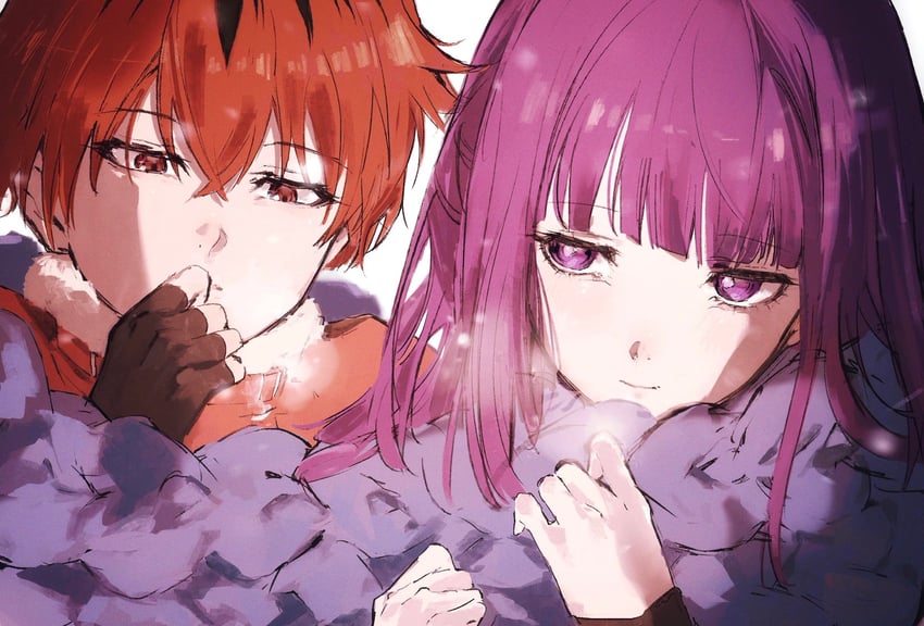 fern and stark (sousou no frieren) drawn by moku_(muooku)