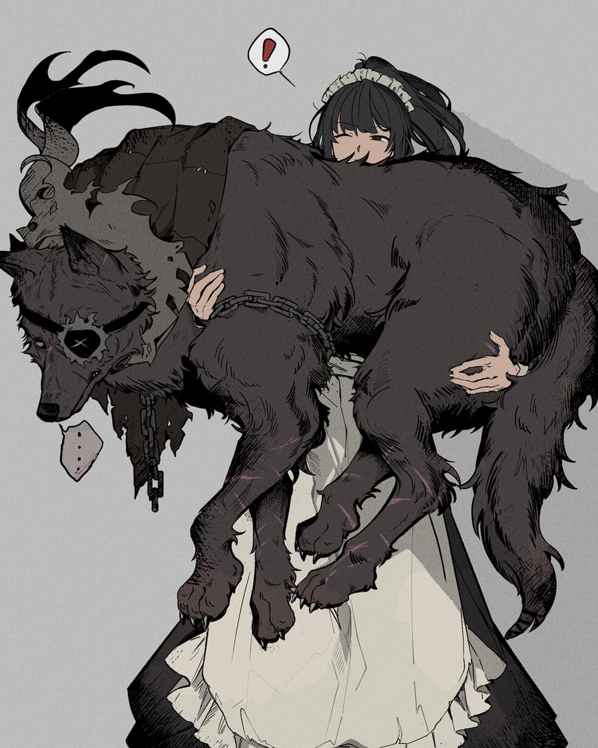 ryoshu and heathcliff (project moon and 1 more) drawn by meatpie72