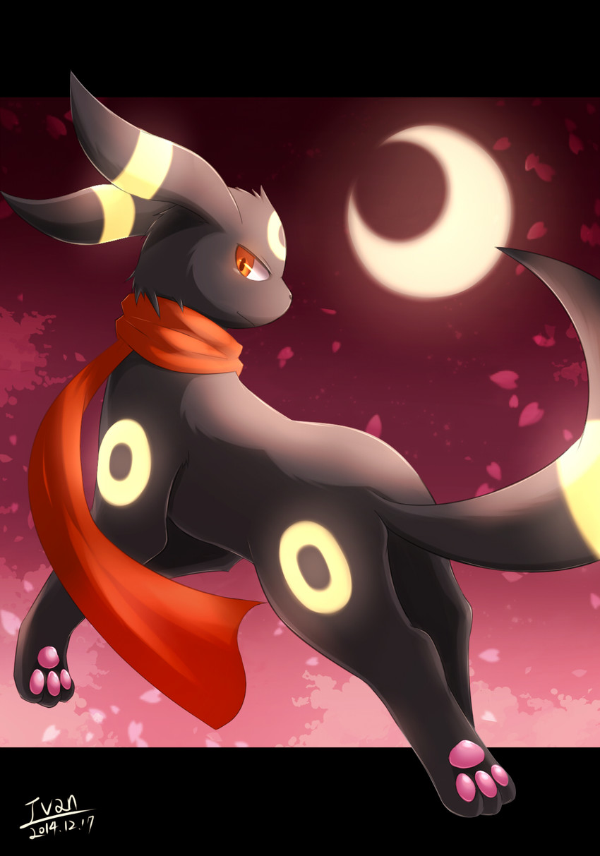 umbreon (pokemon) drawn by ivan_(ffxazq)
