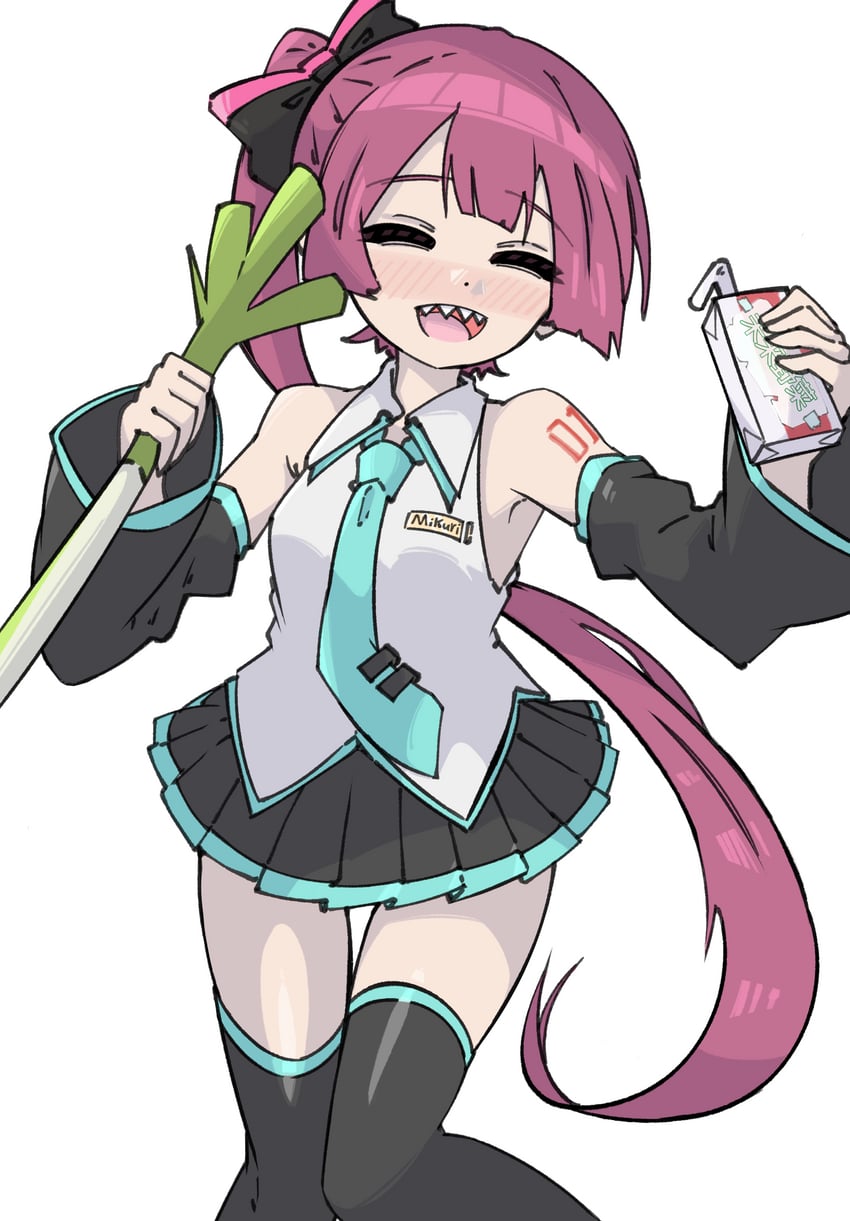 hatsune miku and hiroi kikuri (vocaloid and 1 more) drawn by ghuler