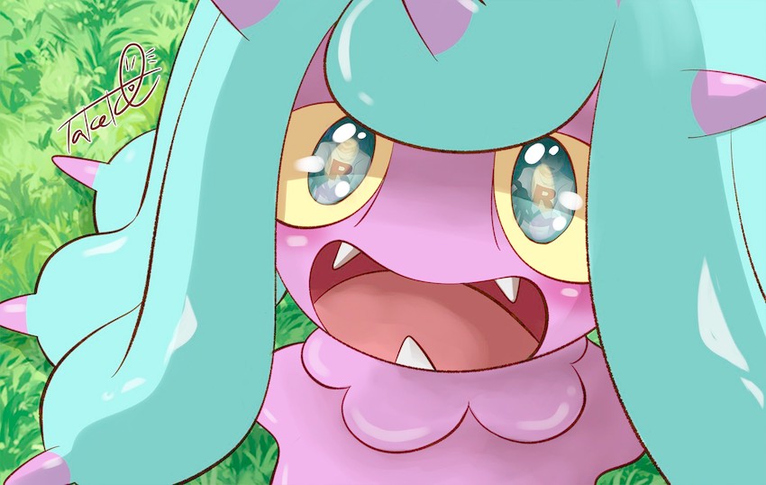 james and mareanie (pokemon and 1 more) drawn by takeko0223